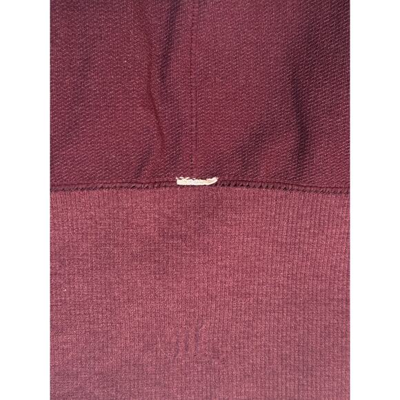 Lululemon In The Flow Crop II Leggings Womens 8 Heathered Bordeaux Ruched Capri - Picture 6 of 6